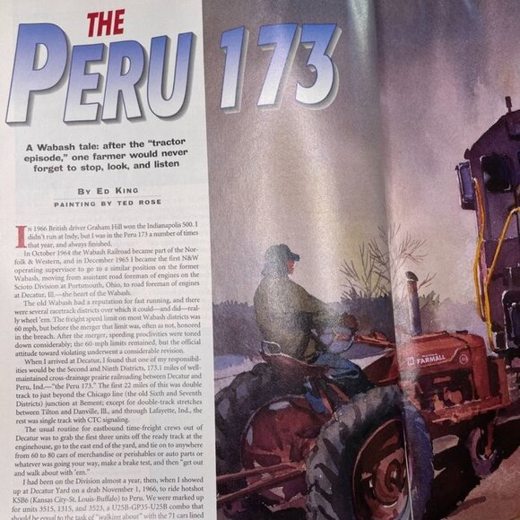 Trains Magazine of Railroading  u January 1996 VOl 56 No 1 Wabash Country Union - Picture 12 of 12